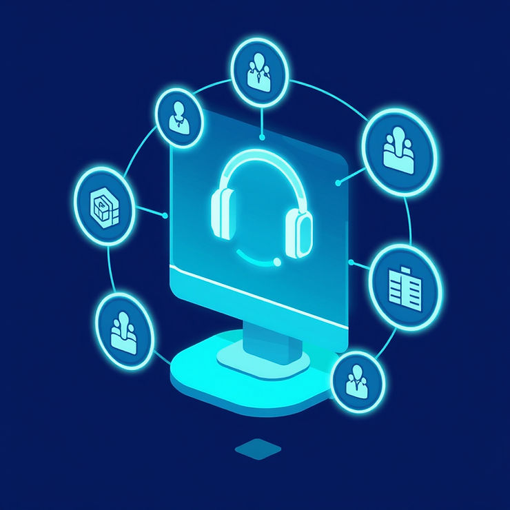 AI automating customer support workflow with MCP