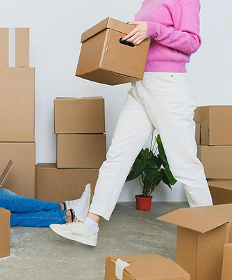 moving in to the new home