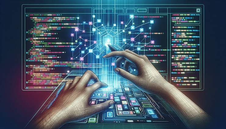 Coding on a low-code platform