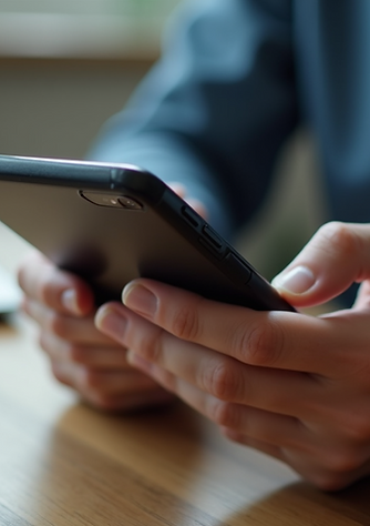 Person using phone