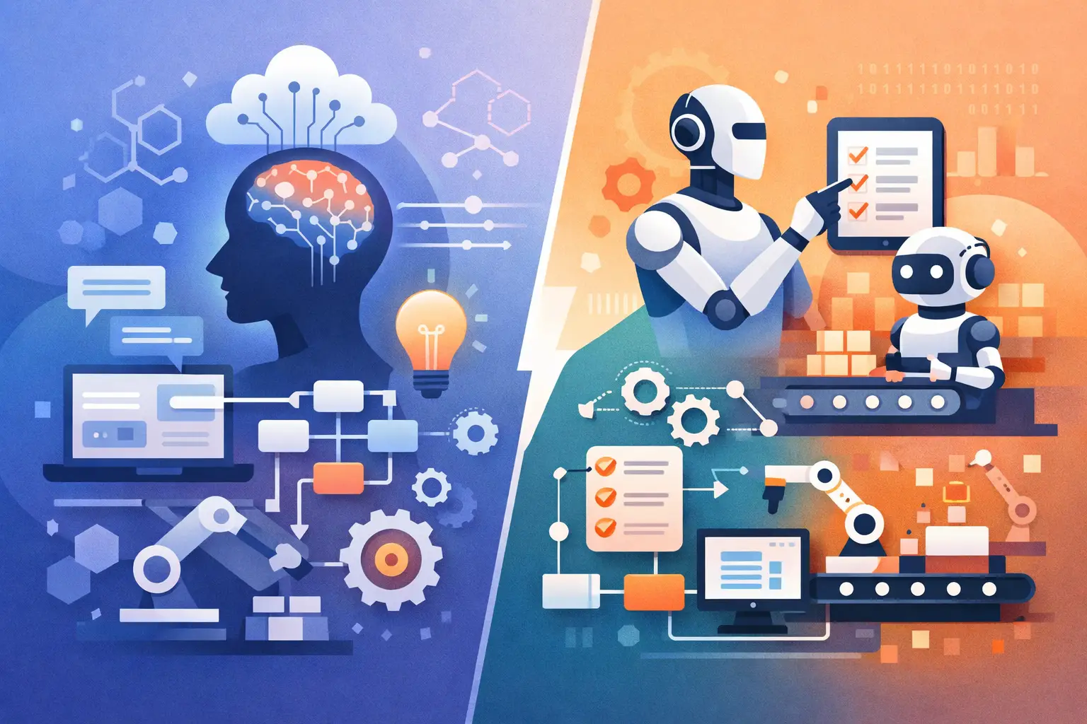 LLM Agents vs RPA for Business Automation